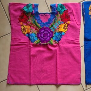Vibrant Pink Embroidered Top